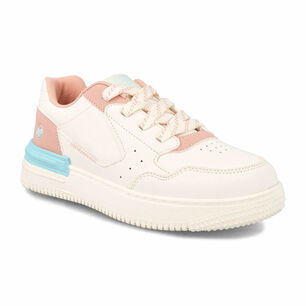 Zapatilla Ni&ntilde;a Bubblegummers Aticuss Blanco - Rosa Claro